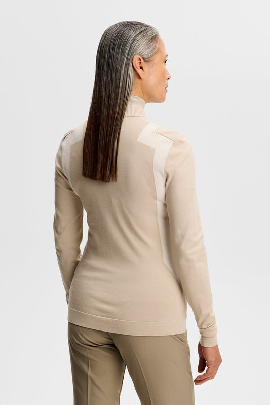Bianca Knitted Zip Sweater / Island Fossil