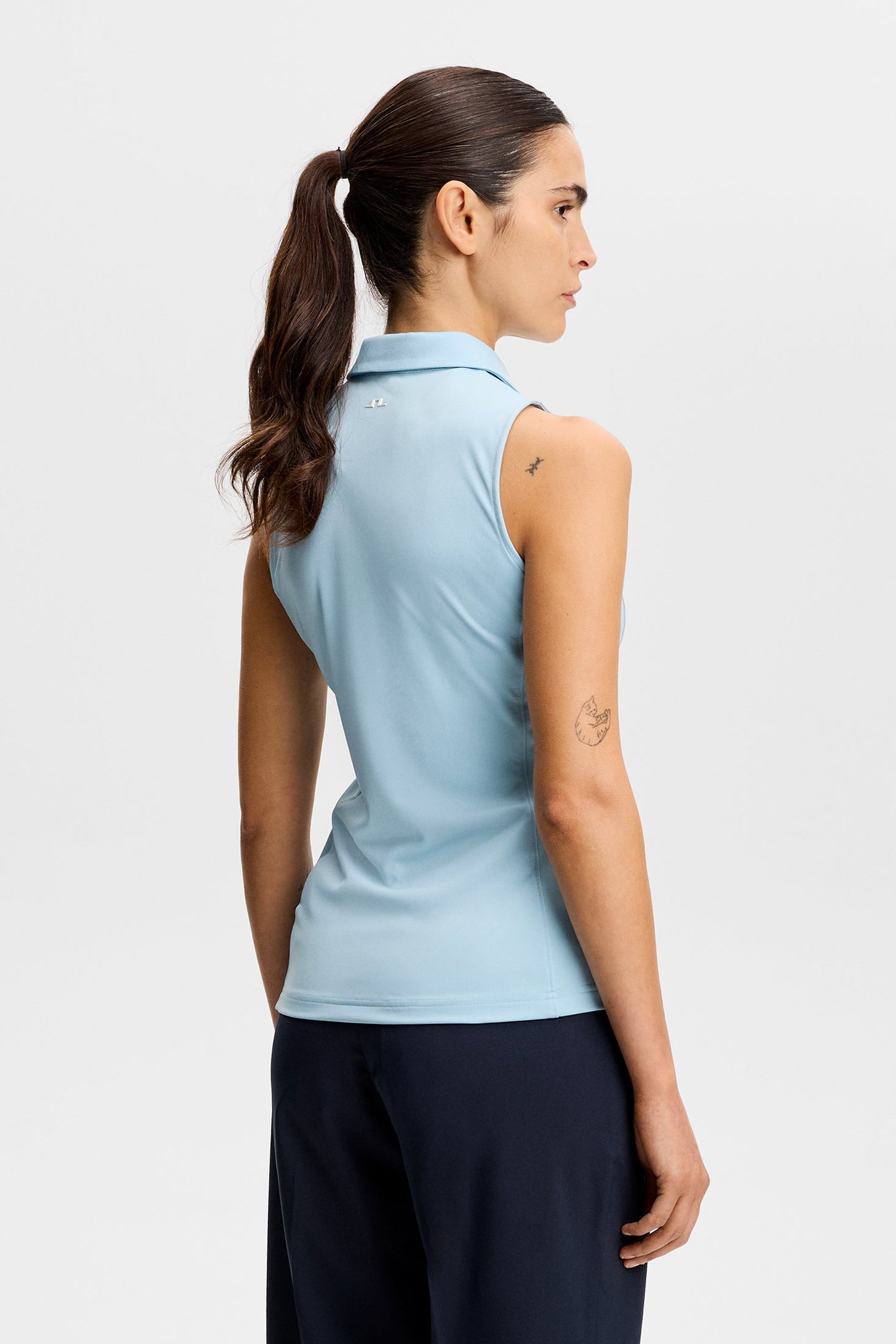 Dena Sleeveless Polo / Forget-Me-Not